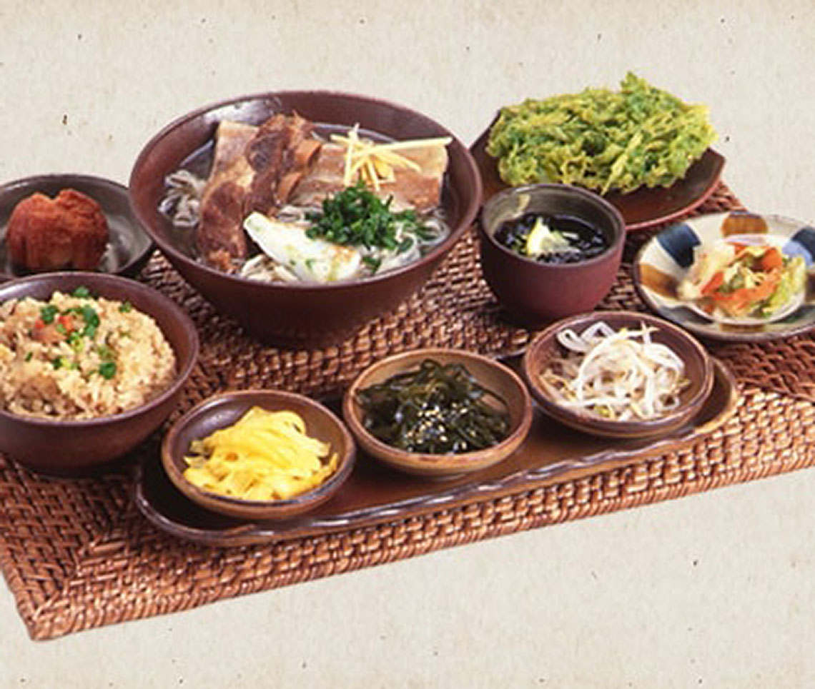 okinawa soba set meal